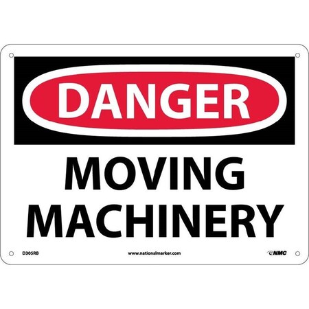DANGER, MOVING MACHINERY, 7X10, D305P